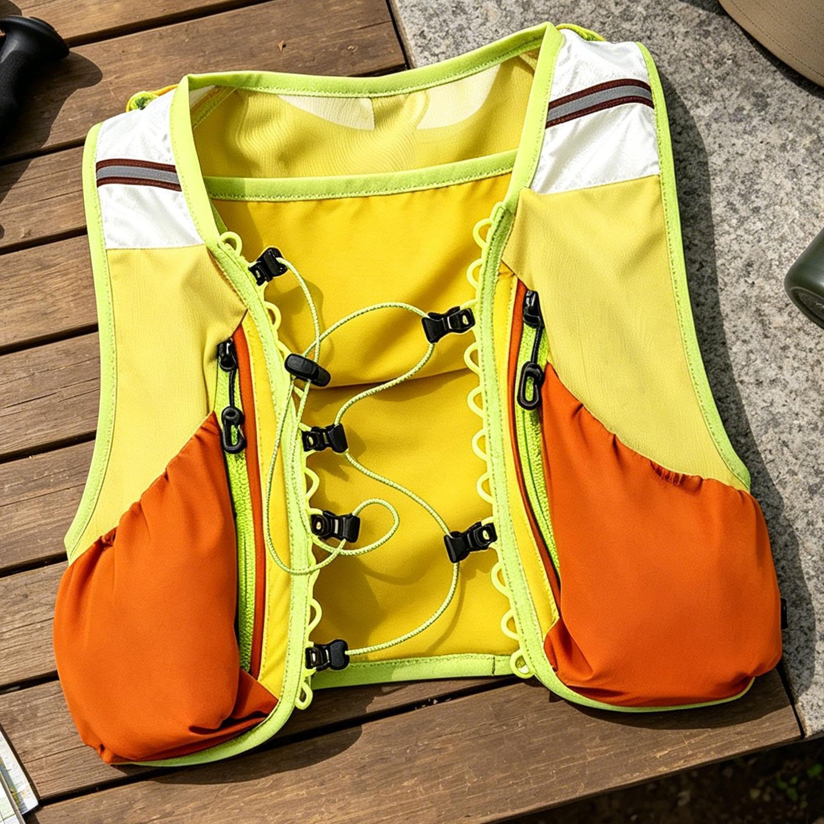 Gilet D'Hydratation,Porte-Gourde,Gilet De Running Pour Les Coureurs | Pour Entraînement Fitness Voyage Gym Marche Workout Jogging Randonnée Cyclisme Trail Exercice Et Coureurs