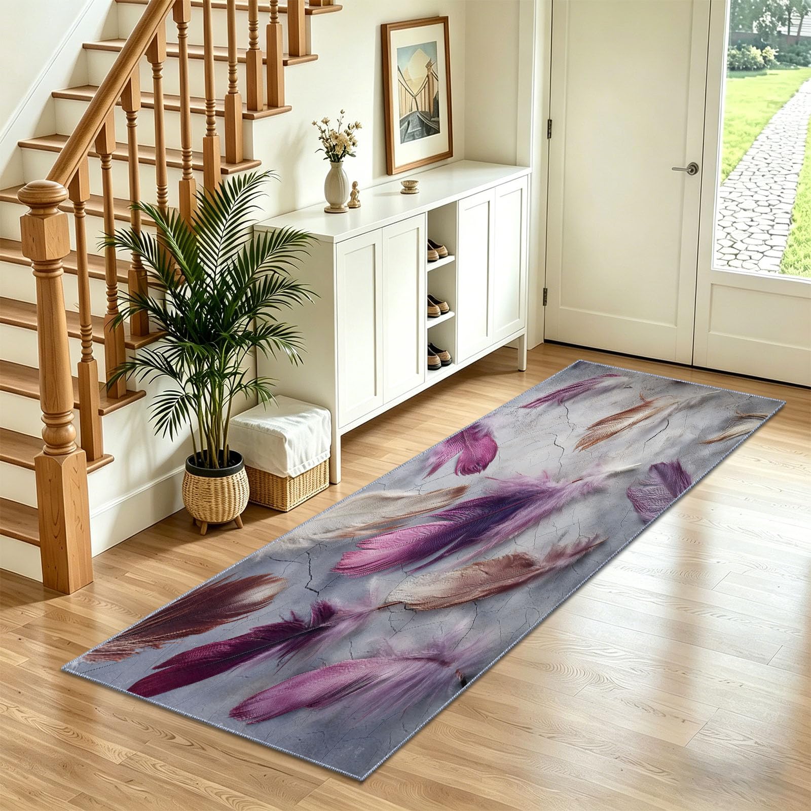 Genérico - Alfombrilla antideslizante para pasillo (60 x 150 cm)