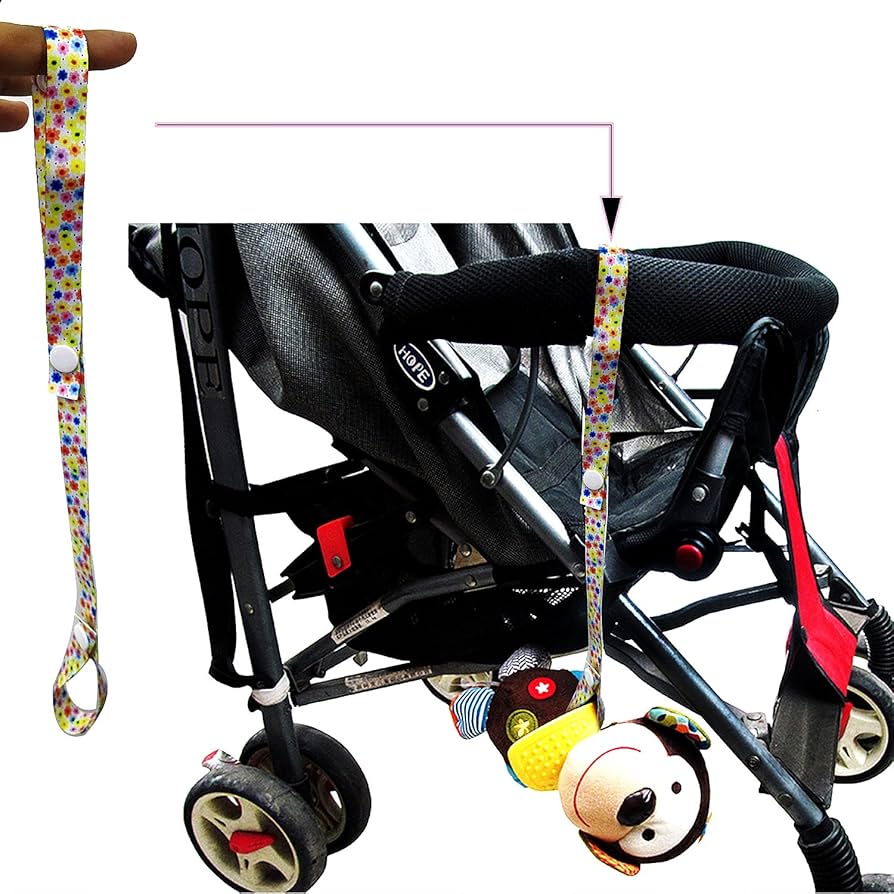 Amazon.co.jp: euhuton おもちゃストラップ カラーボタン ベビーカー用