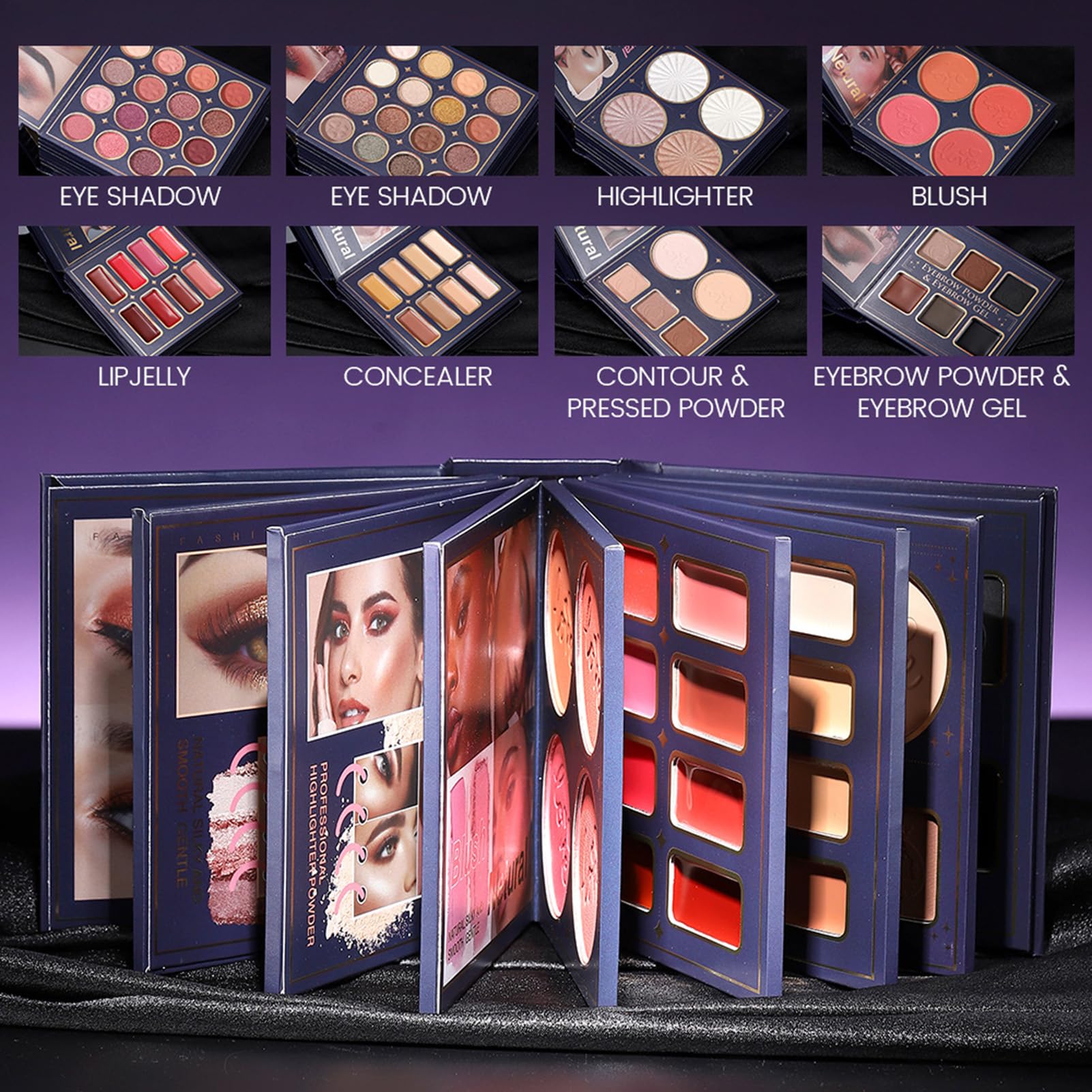 Paleta de Maquillaje Corrector Y Rubor De Mezcla Perfecta