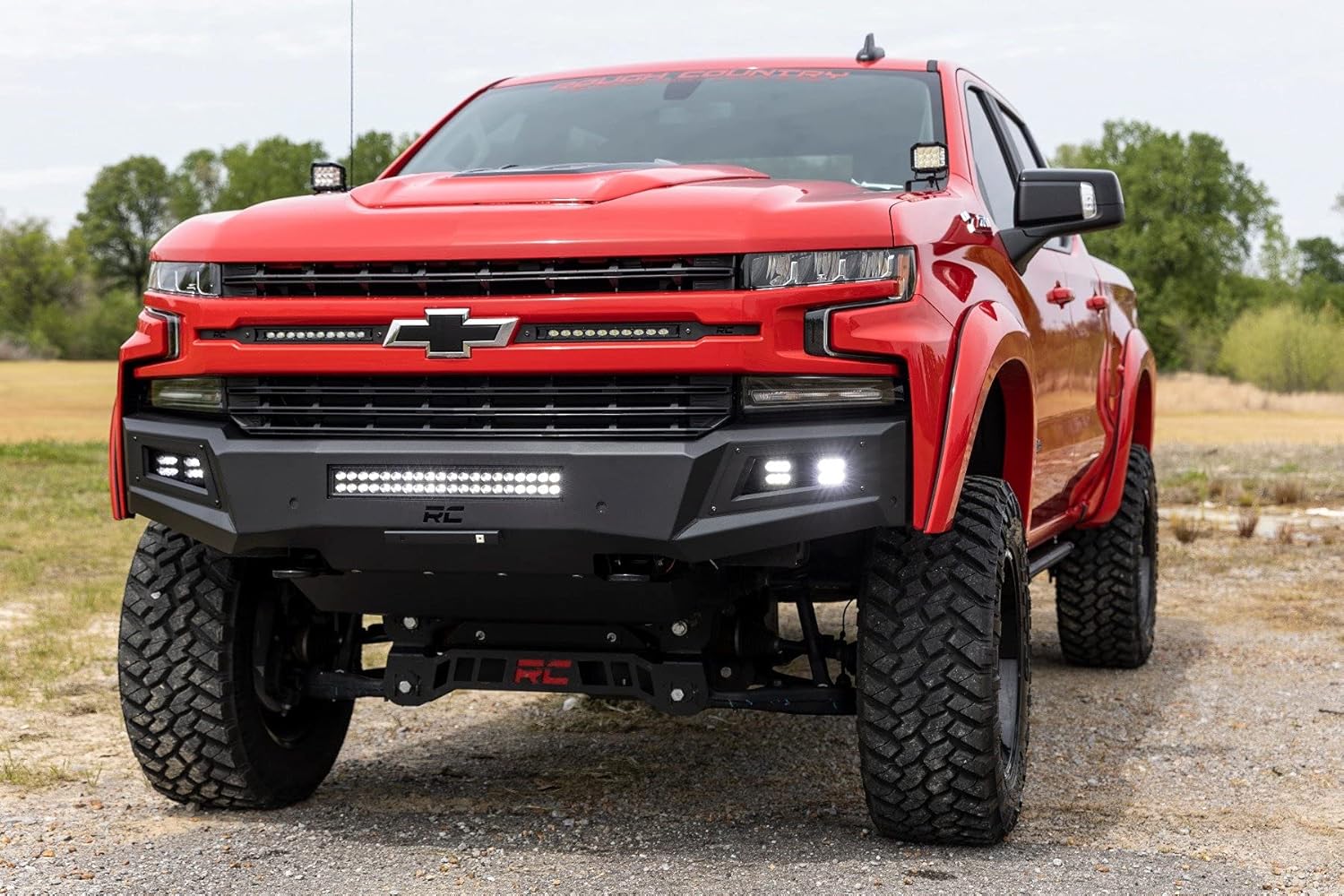 Rough Country Front High Clearance LED Bumper for 19-22 Silverado 1500-10757A