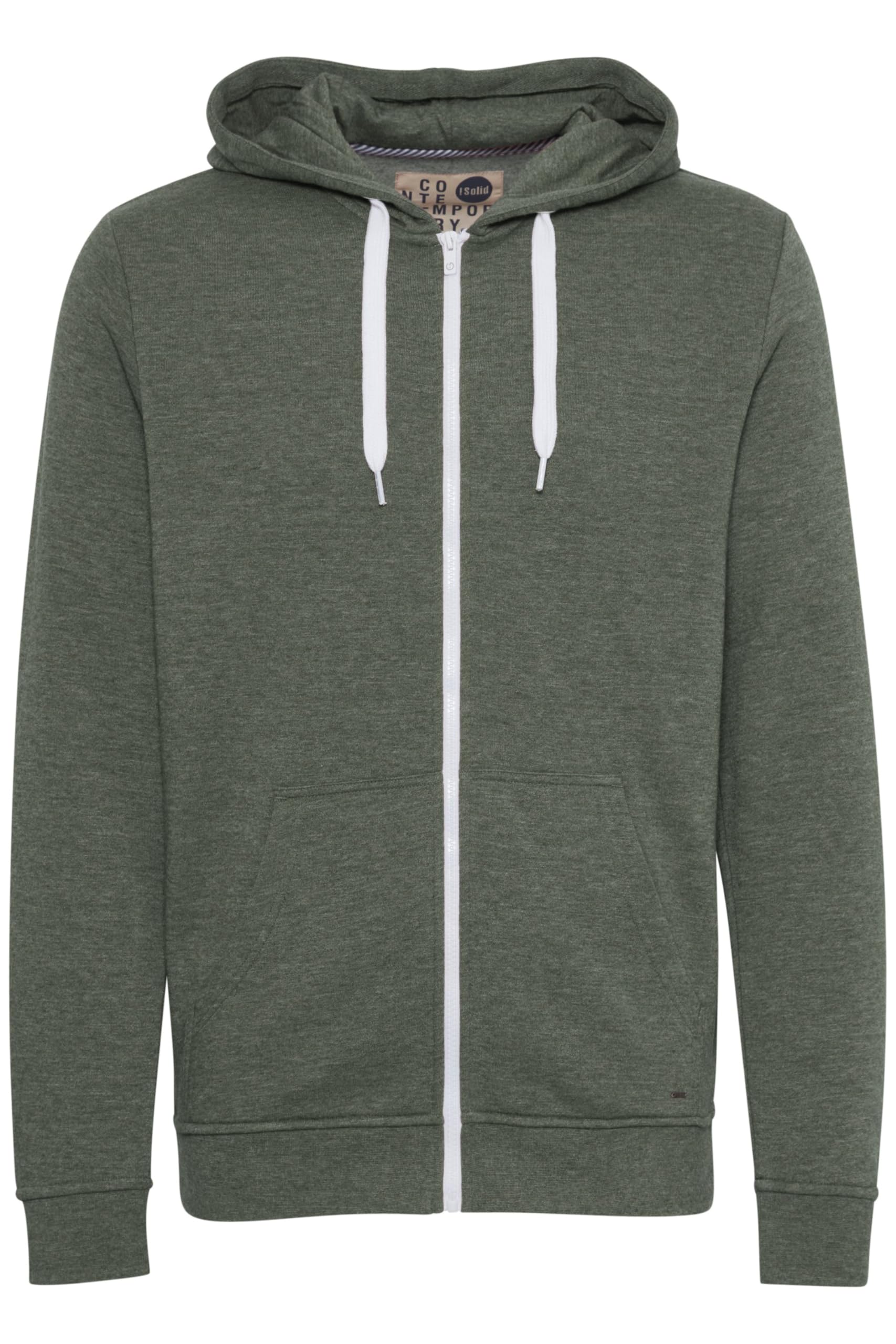 !Solid SDOlli Zip-Hood Herren Sweatjacke Kapuzenjacke Hoodie mit Kapuze Kordelzug Reißverschluss Kängurutasche Regular fit