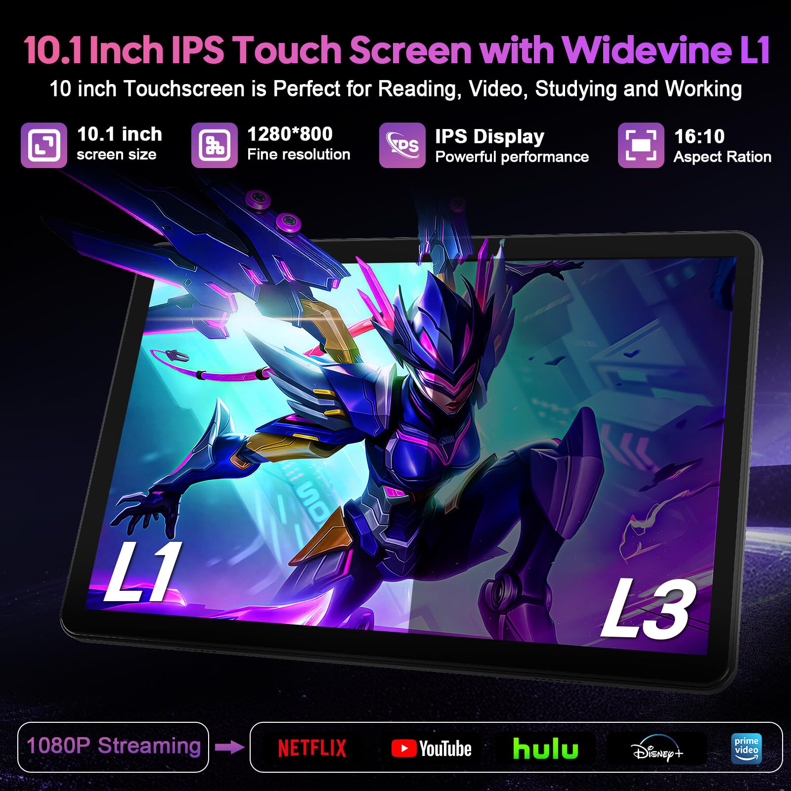 Tablet, Android 14, 11”, com teclado, 12 GB + 128 GB, expansão de