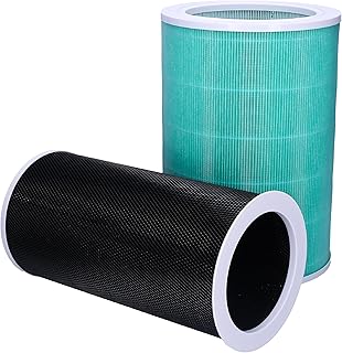 Wessper Filtro Hepa Compatible Con El Purificador De Aire Xiaomi, Filtro De Reemplazo | Filtro De Carbón Activado Con Fórmula Anti Formaldehído Para Mi Air/2/2S/2H/3/3H/PRO/MAX | Verde