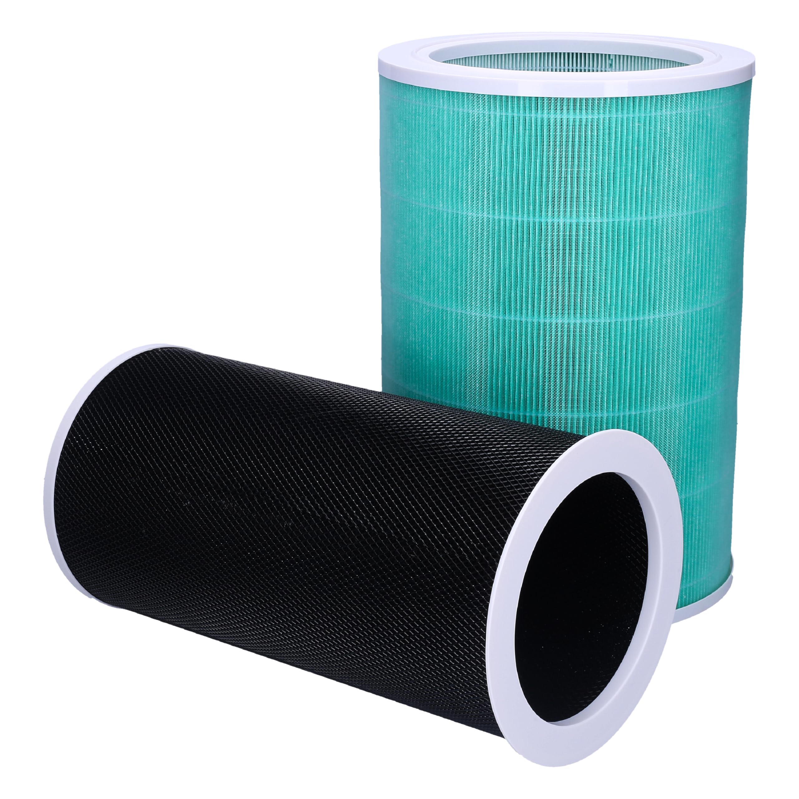 Wessper HEPA filtr zamienny do Xiaomi Mi Air Purifier 2/2S/2H/3/3H/Pro/Max, filtr z węglem aktywnym z antyformaldehydem, kompatybilny filtr oczyszczający powietrze, zielony