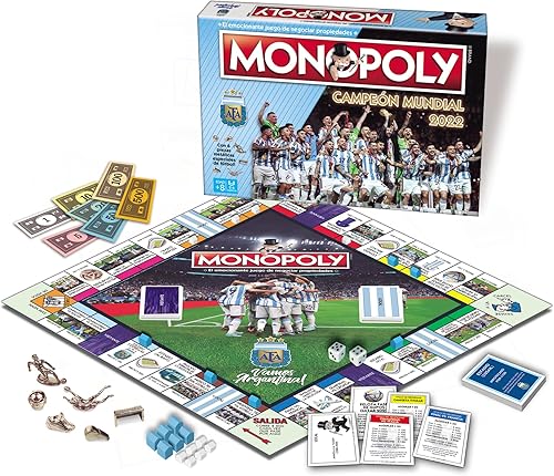 Miniatura 2 de Monopoly Argentina Campeon Mundial Edition - Juego de mesa para familias y niños a partir de 8 años
