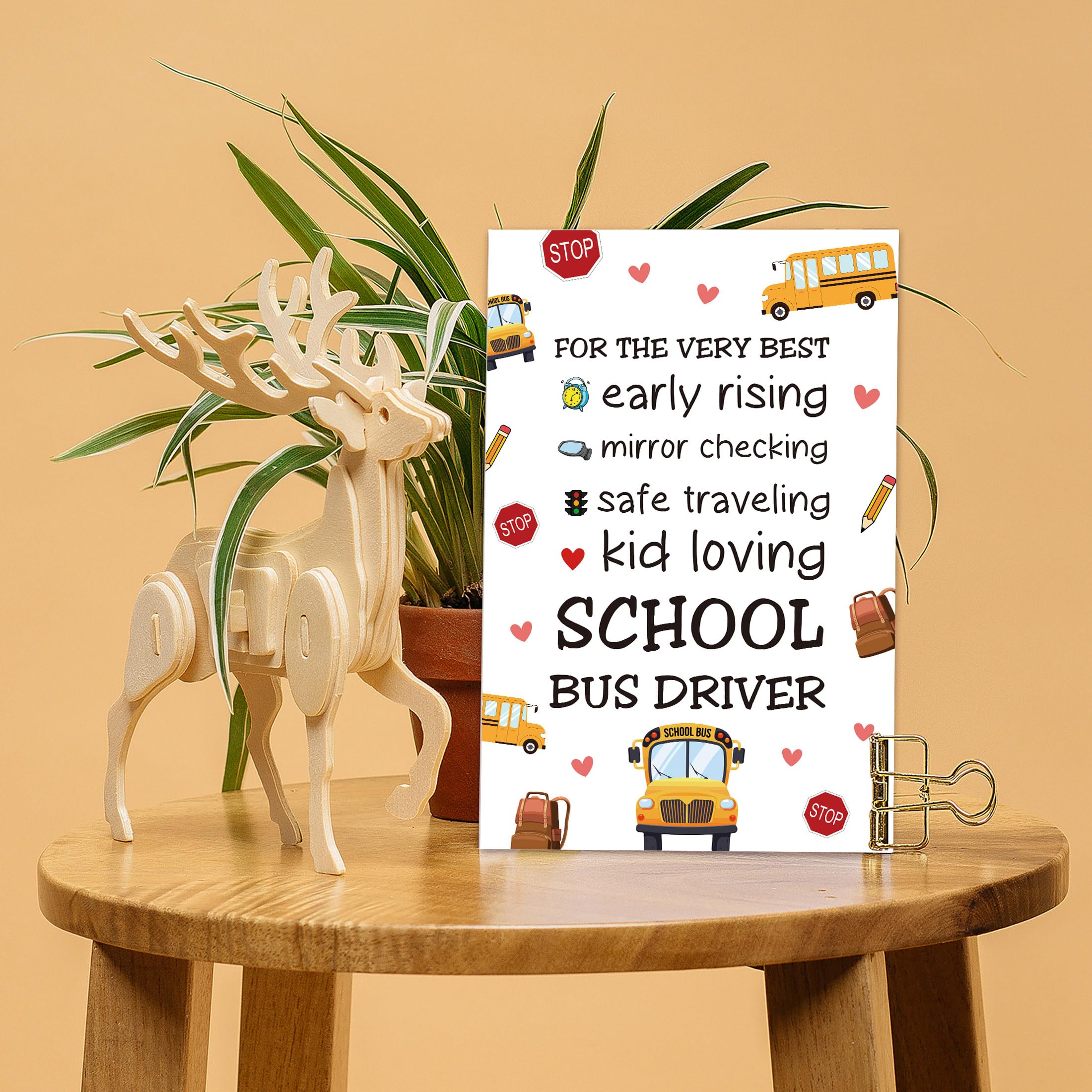 Bus Driver Retirement Card