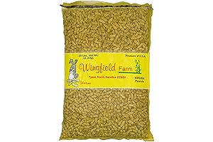 WINGFIELD-25 25 lb Virginia in Shell Animal Peanuts (25lb Bag) for Wildlife, Yellow