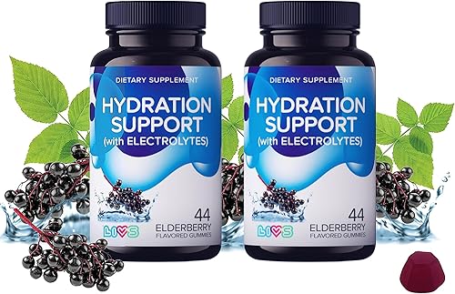 Vitaminas gomosas (soporte de hidratación, paquete de 2)