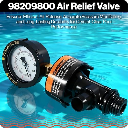 Miniatura 2 de Swimables 98209800 Air Relief Valve Compatible with Pentair Pool Filter Compatible with Pentair Pool Products FNS, Clean and Clear, Quad DE and