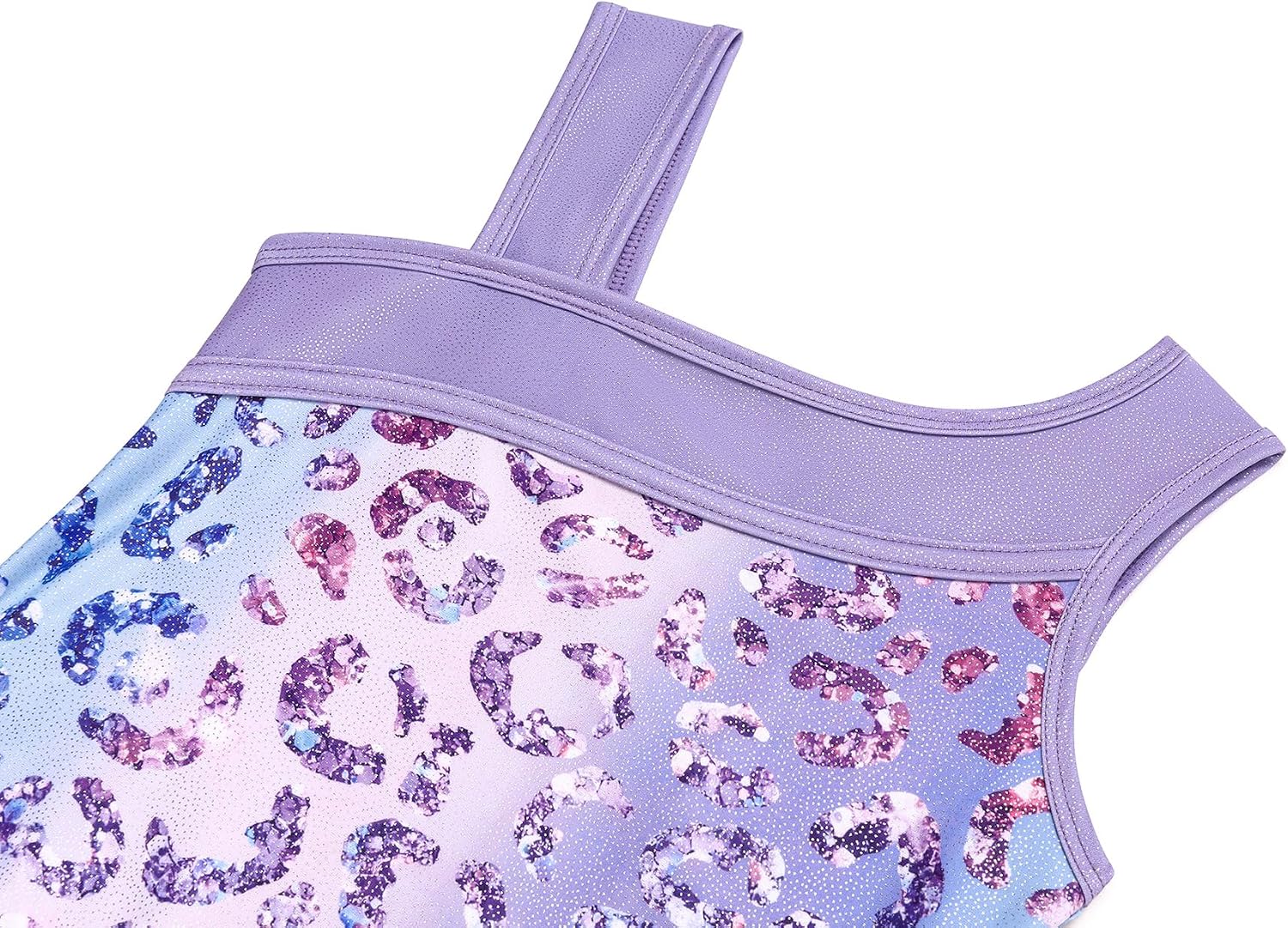 Zaclotre Girls Gymnastics Leotards Sparkly Dance Unitards with Gym Shorts