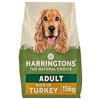 Harrington's Cibo secco completo per cani per adulti, tacchino e verdure