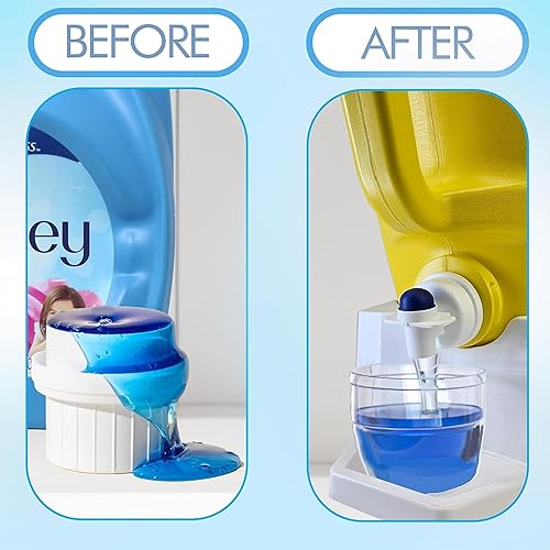 Miniatura 2 de Skywin Organizador de detergente para ropa sucia con bandeja, paquete de 2 bandejas de almacenamiento para jabón para organización de la lavandería