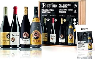Faustino Premium Red Wine Experience, Case of 4 Bottles: A Journey Through Spain's Rioja Heritage – From the Cellars of Bodegas Faustino to Your Glass