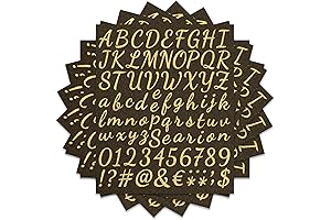 DIY Crafts Art Making Vinyl Alphabet Number Sticker Decals