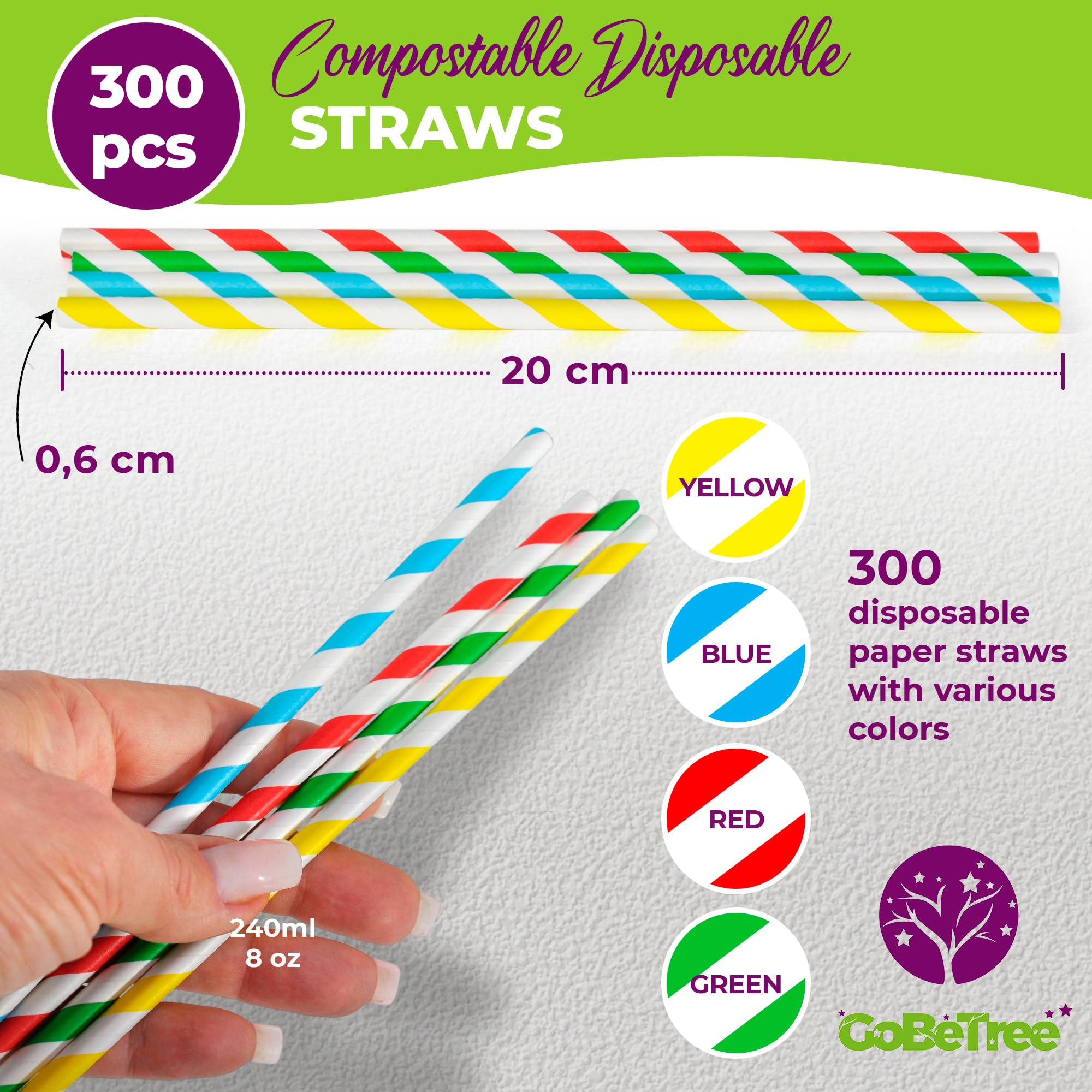 Cocktail Pailles 100 Pcs Décoration De Cocktail En Papier Boissons Parasols Pailles Pour Cocktail Boissons Tropicales Fête D'anniversaire Mariage Célébration Fête