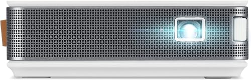 AOpen PV12p Powered by Acer LED Projector (WVGA (854 x 480 Pixels) 800 Lumens, Keystone, 1x 2 Watt Speaker, HDMI (HDCP)) Grey, Portable/Mobile