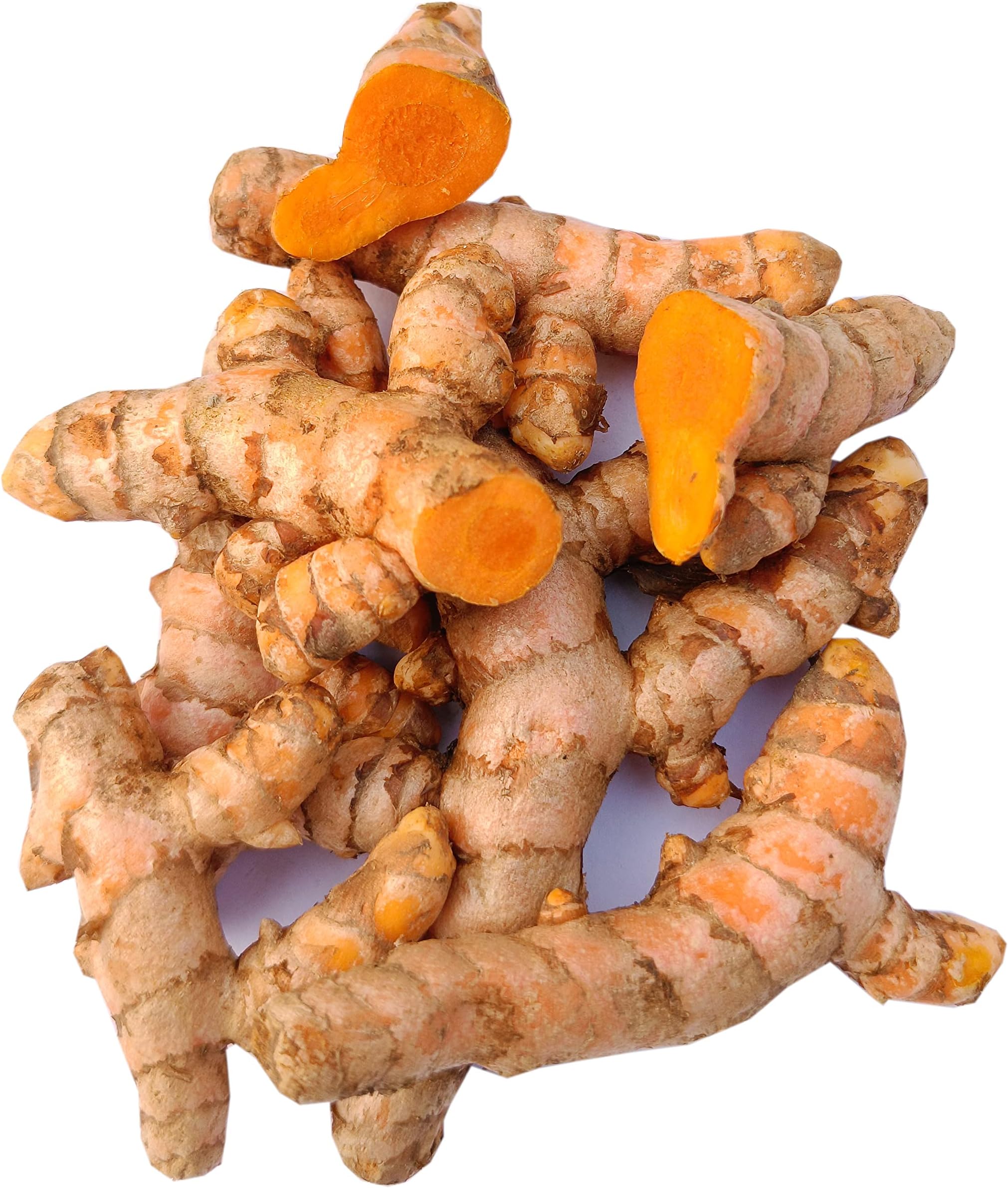Fresh Turmeric Roots | Kachchi Haldi | Taaja Pasupu |ऑर्गेनिक कच्ची हल्दी |100% organic | Pachamanjal | Kachi Haldi From Kerala (350 gm)