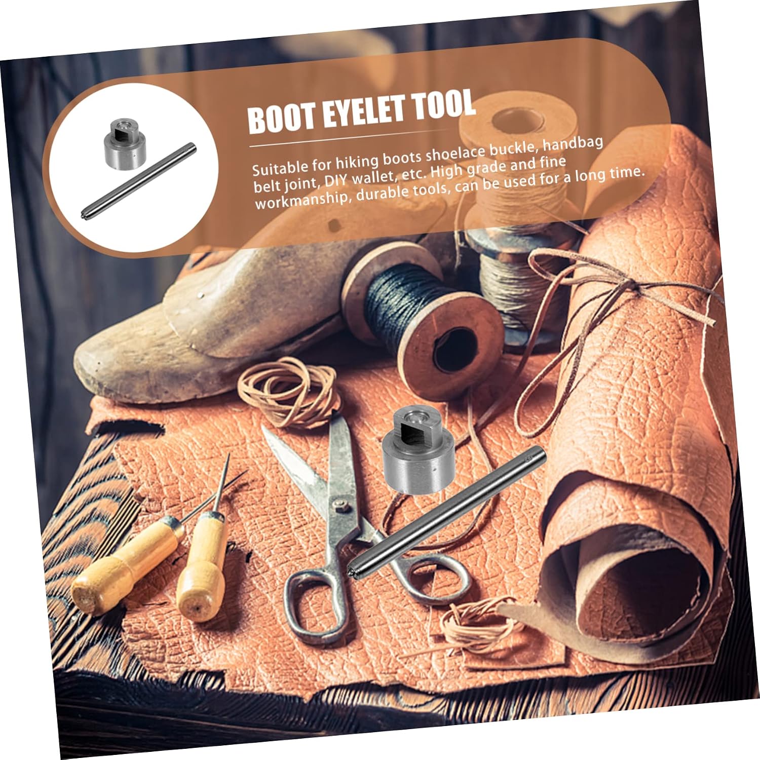 2sets Boot Eyelet Repair Tool Hooks Installation Tool for Boots Lightweight and Portable Eyelet Fixing Accessory for Hiking Climbing and Handbag Repairs
