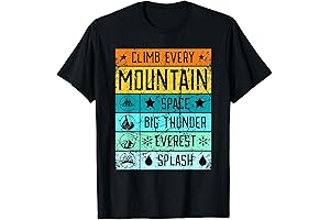 Embrace Adventure with Our Climb Mt Everest Shirt Splash Mountain T-Shirt Space Mountain T-Shirt
