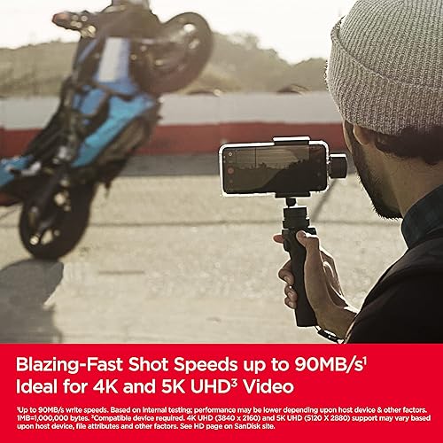 Miniatura 3 de SanDisk Tarjeta de memoria microSDXC UHS-I de 128 GB Extreme con adaptador, hasta 190 MBs, C10, U3, V30, 4K, 5K, A2, tarjeta Micro SD -