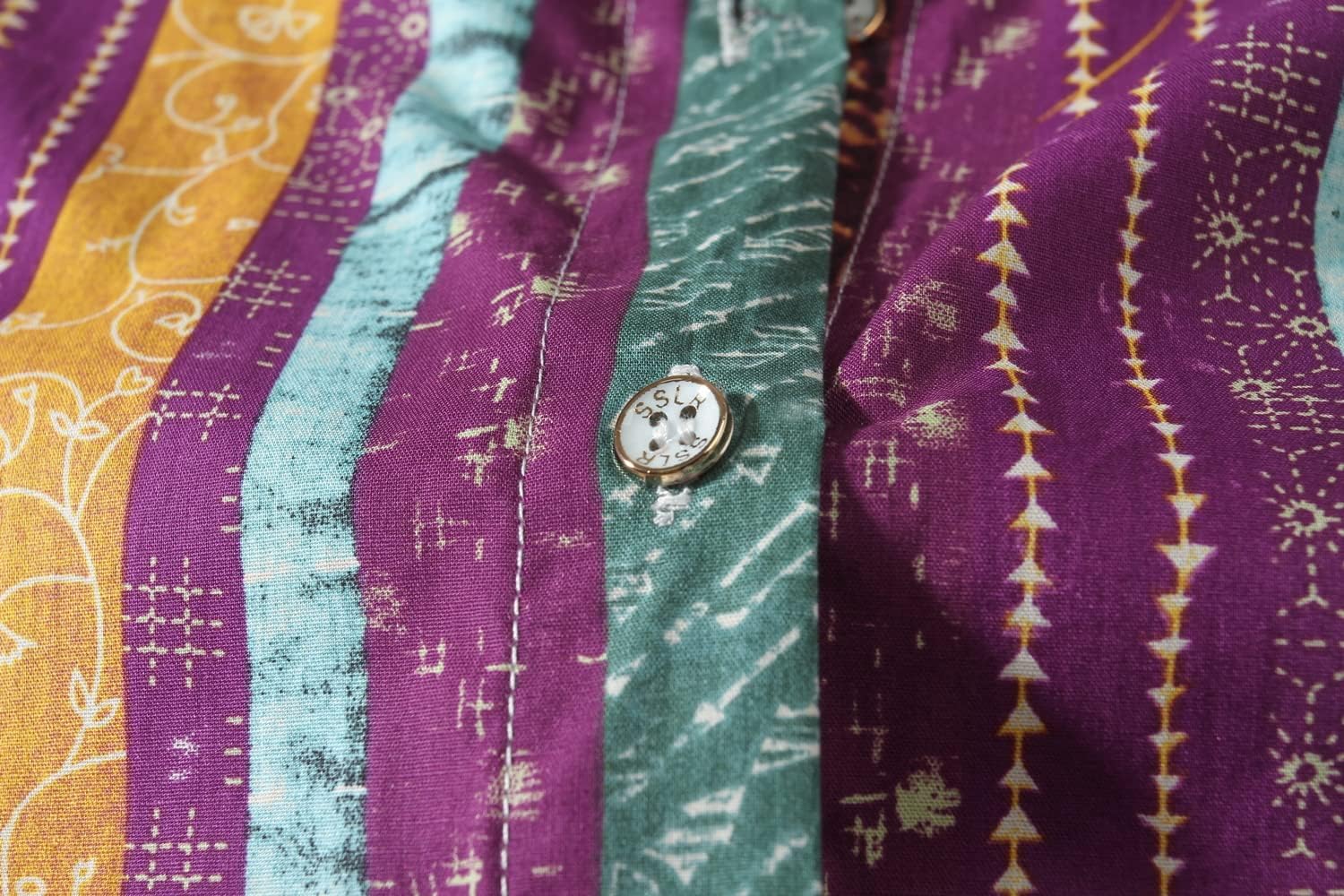 SSLR-Hawaiian-Shirts-for-Women-Long Sleeve Button Down Shirt Summer Beach Shirts Casual Floral - Image 5