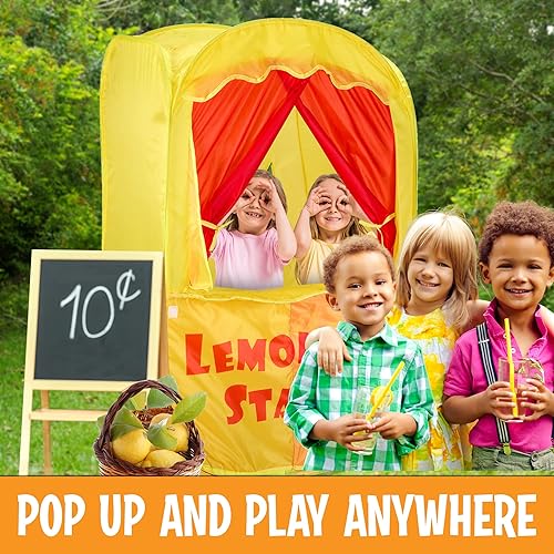 Miniatura 8 de Playbees Puppet Show - Tienda de campaña emergente con escenario frontal para niños pequeños, teatro, tienda de juegos de simulación para niños,