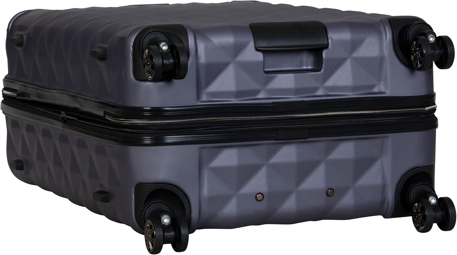  | Kenneth Cole Reaction Diamond Tower Luggage Collection Lightweight Hardside Expandable 8-Wheel Spinner Travel Suitcase, Smokey Purple, 28-Inch Checked | Suitcases