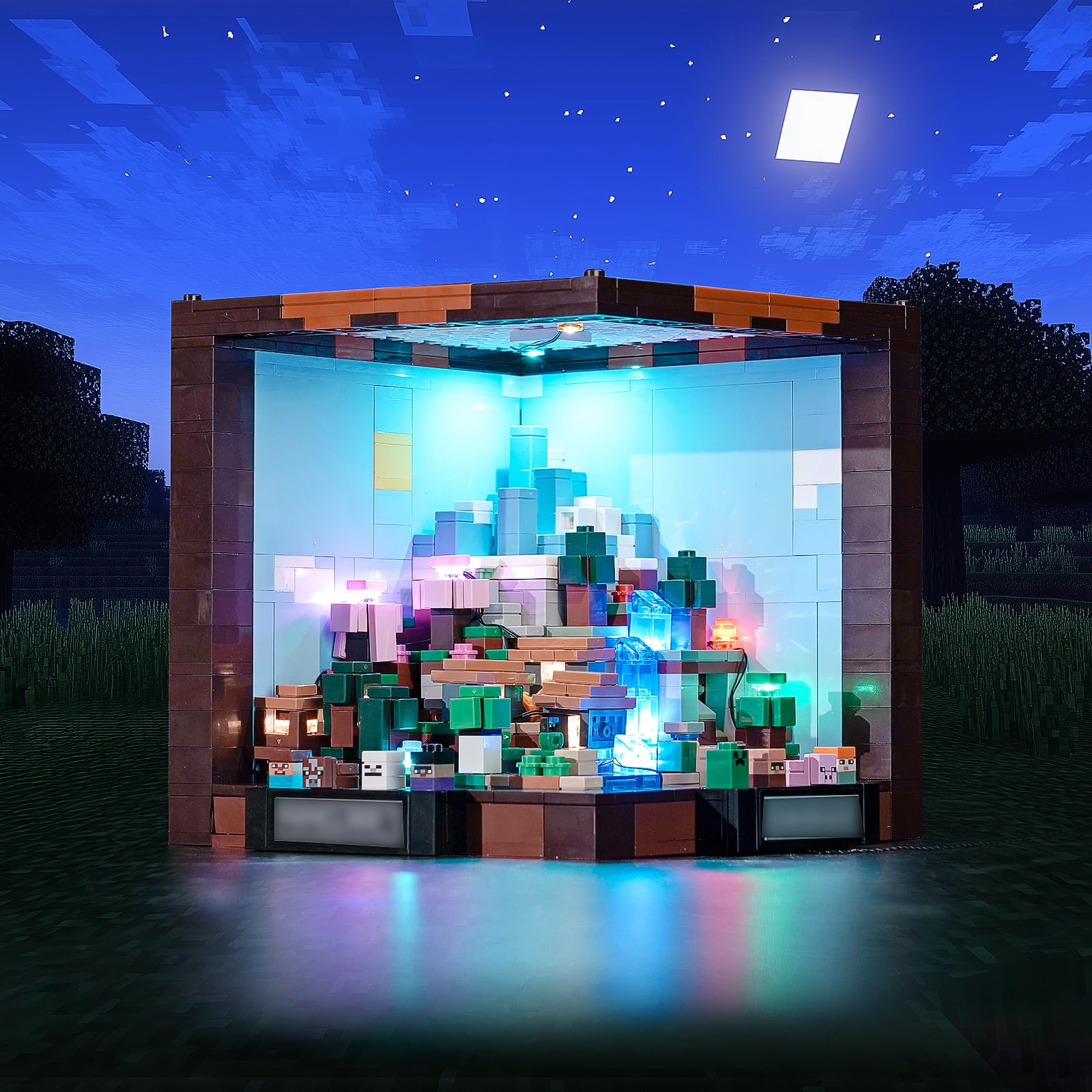 Brickshining LED Lighting Compatible with Lego The Crafting Table 21265, Light Kit Compatible with Lego 21265, Giving Light to Model, NOT Included The Model Set (Typical Version)