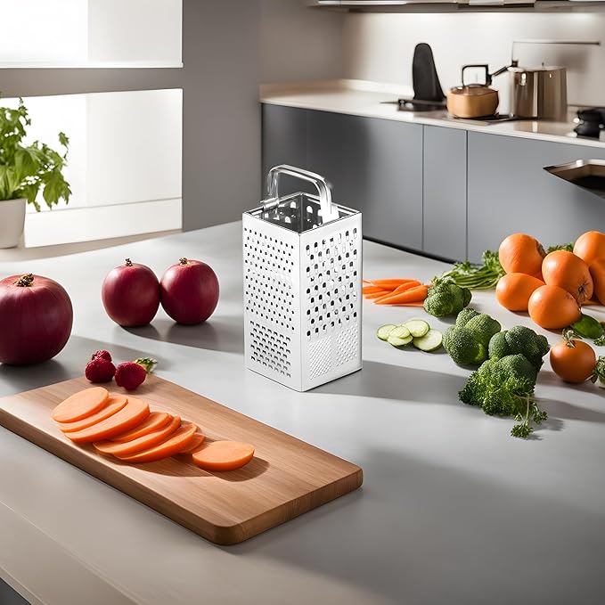 Tosaa Stainless Steel 7 Slicer & Multi Vegetable, Food Grater, (Multi use 7 Slicer in 1 by Tosaa)