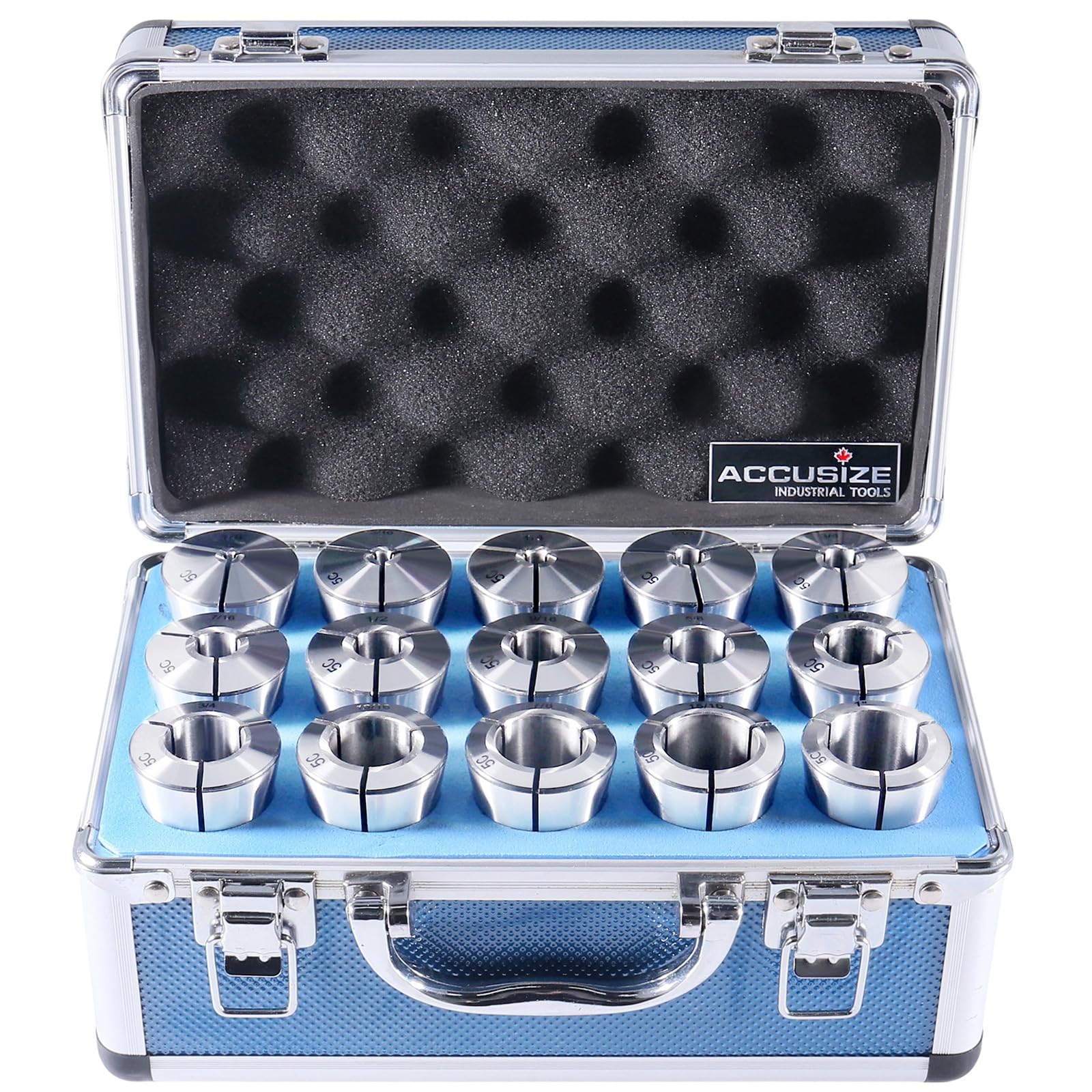 Accusize 5C Precision Round Collets Hardened & Ground, 3-25mm, 14-Pc Set — Amazon image 6