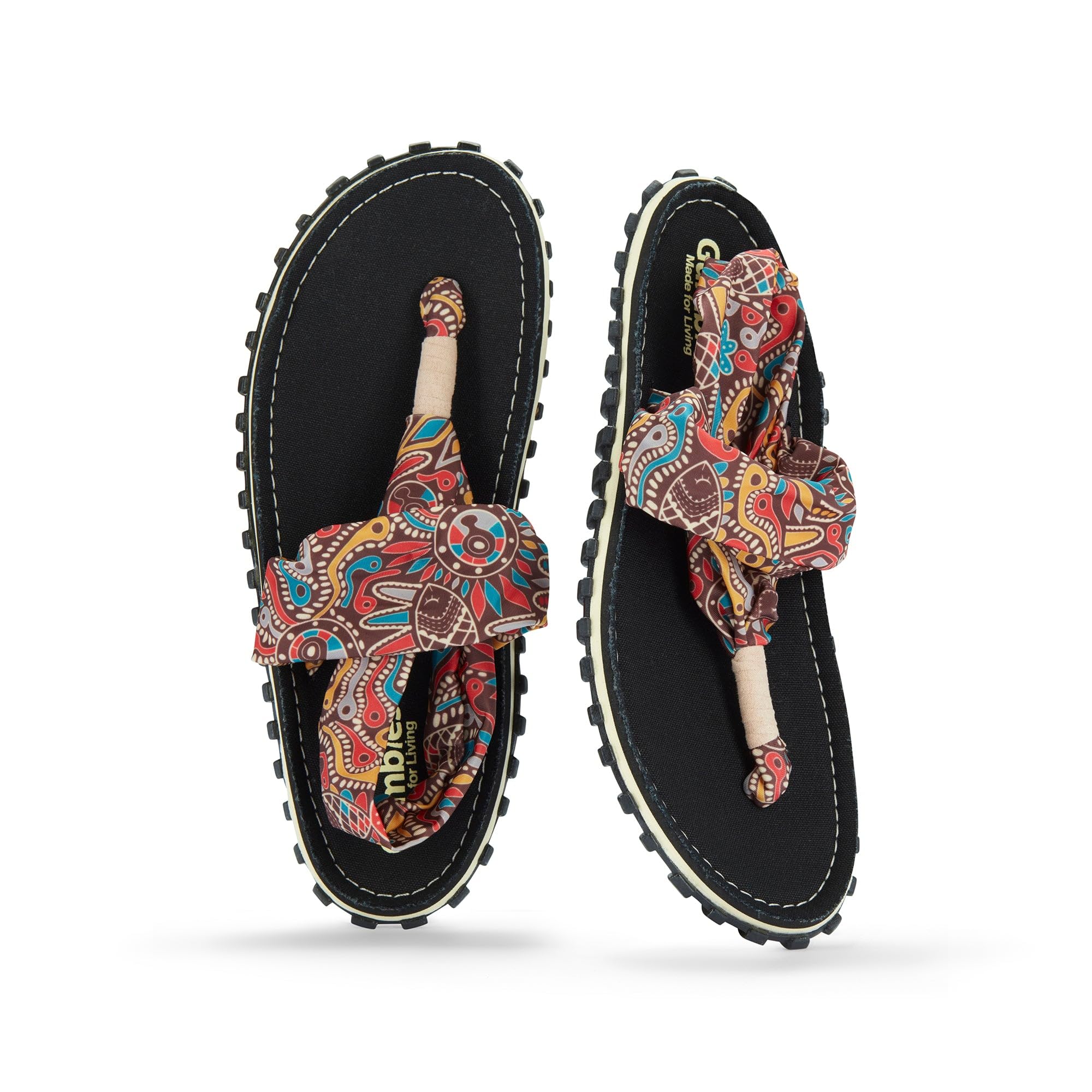 Gumbies Japonki w dużych rozmiarach, wielokolorowe, 2617 Aztec, duże buty damskie