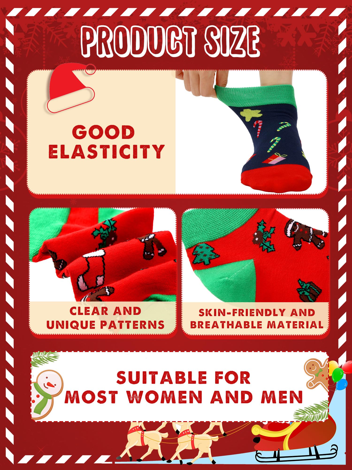 Giegxin 24 pares de calcetines tobilleros, calcetines de corte bajo, calcetines coloridos para regalo