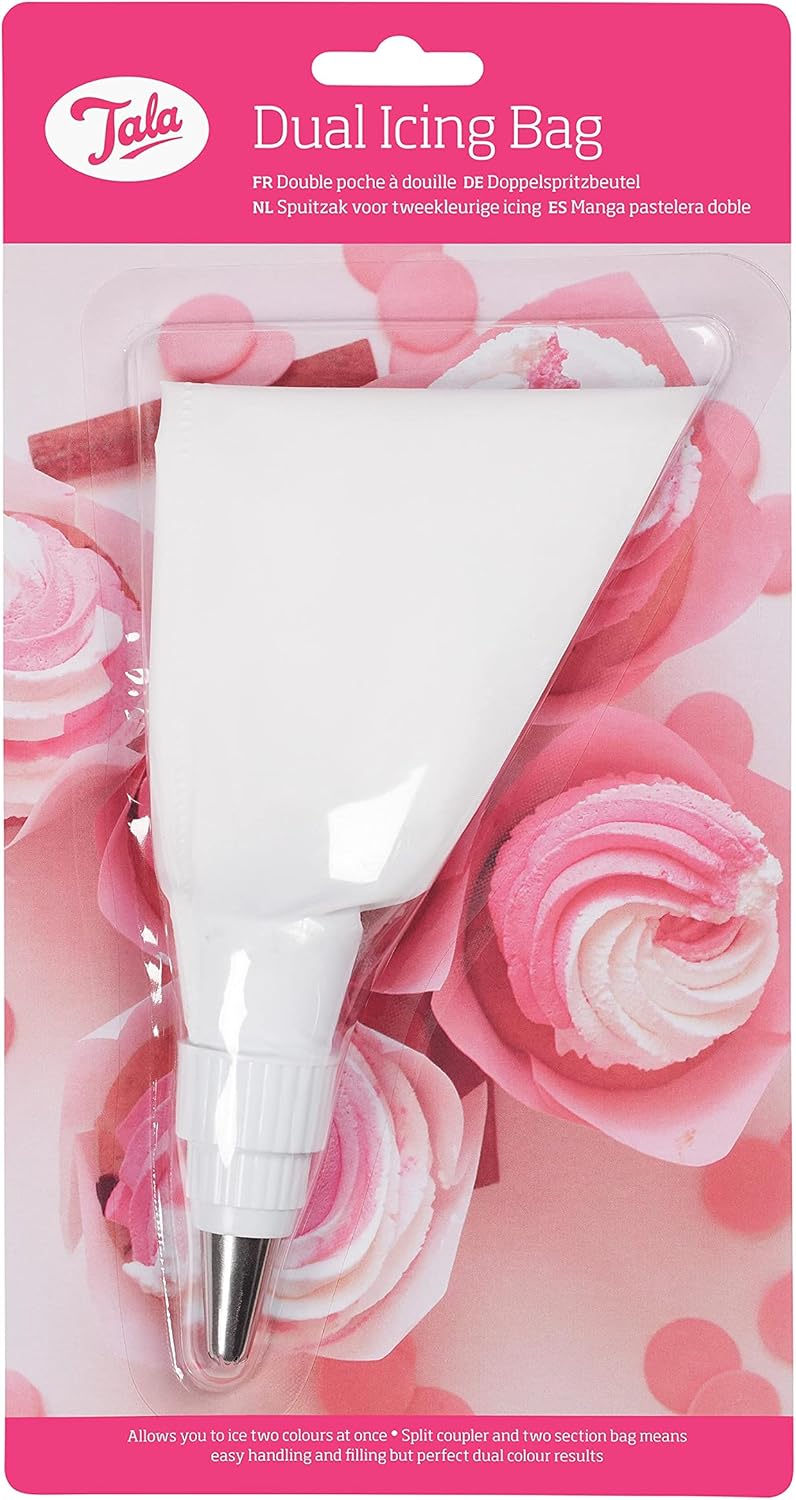 Tala Dual Icing Bag With Stainless Steel Nozzle Amazon.co.uk Home