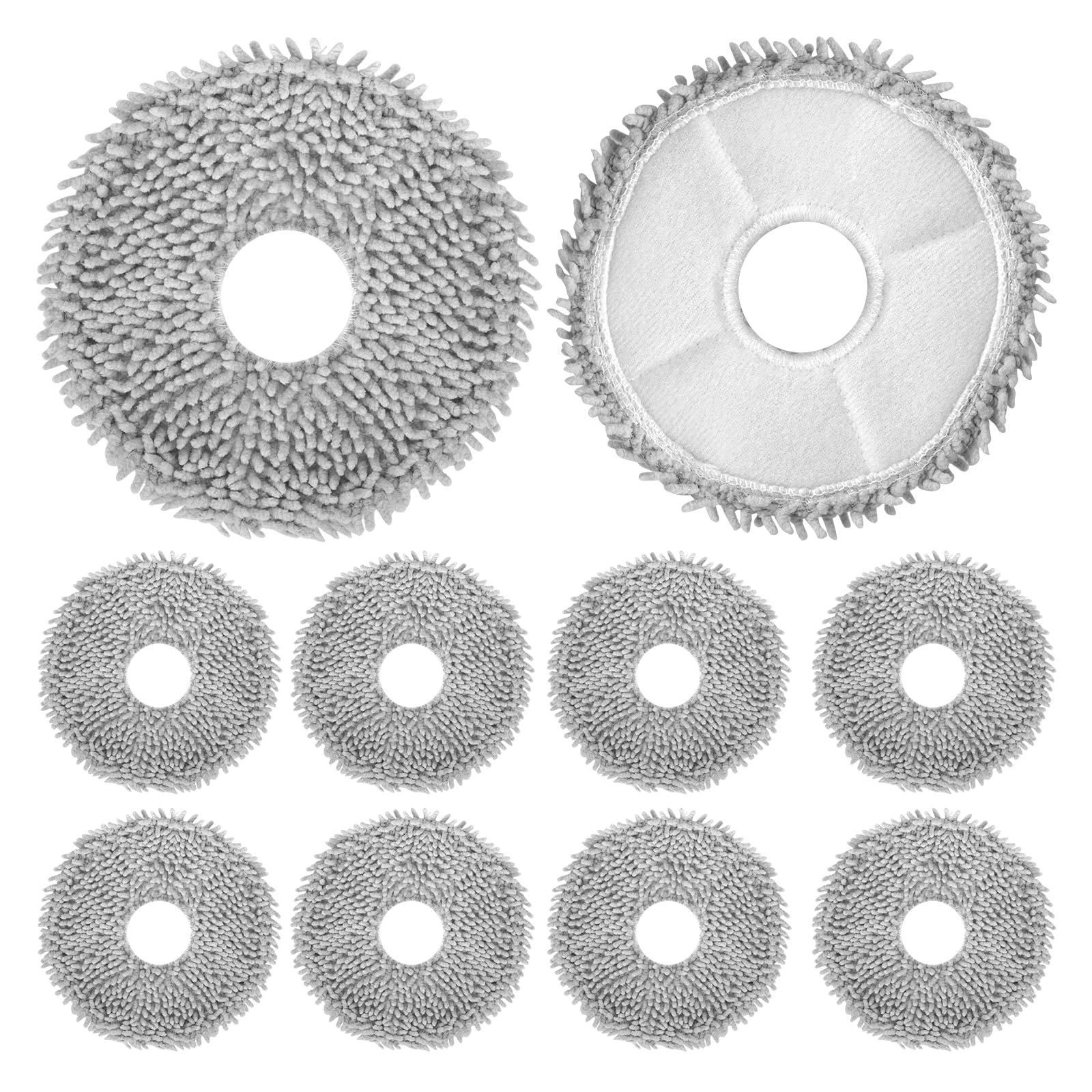 CorpowerReplacement Cloths for roborock Q Revo Robot Vacuum Cleaner, Cleaning Pads Spin Accessories Replacement 10 Pack