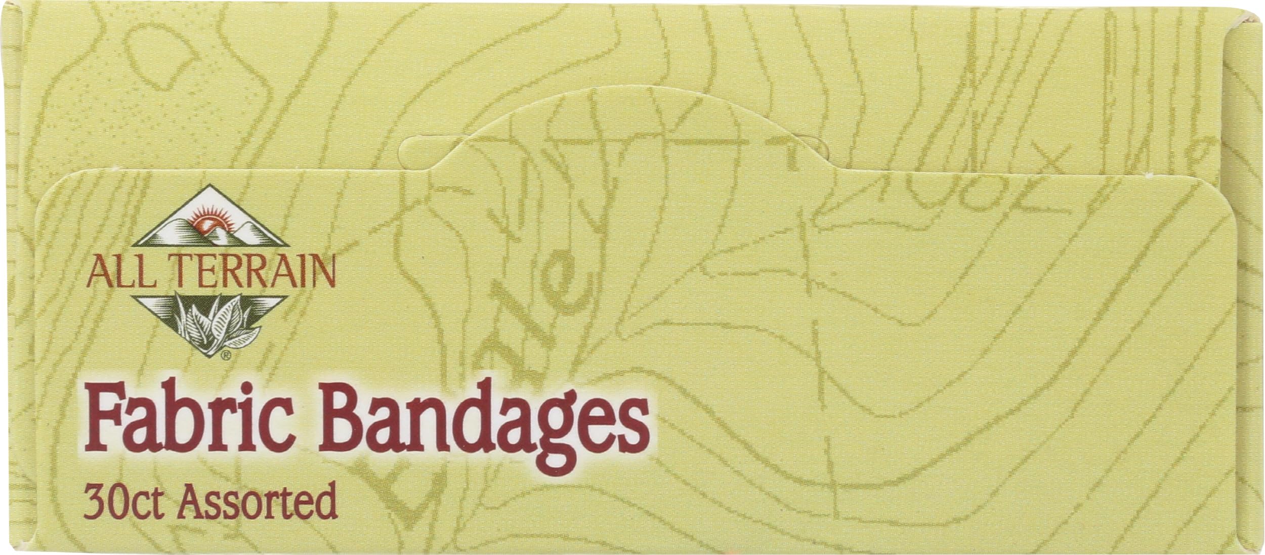 All Terrain Fabric Bandages, Latex-Free Flexible Protection, 30 Count, Assorted Sizes, Sterile thumbnail 3