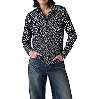 Levi's New Classic Fit BW Shirt Camicia Button-Down, Marlo DOT_V2 Night S