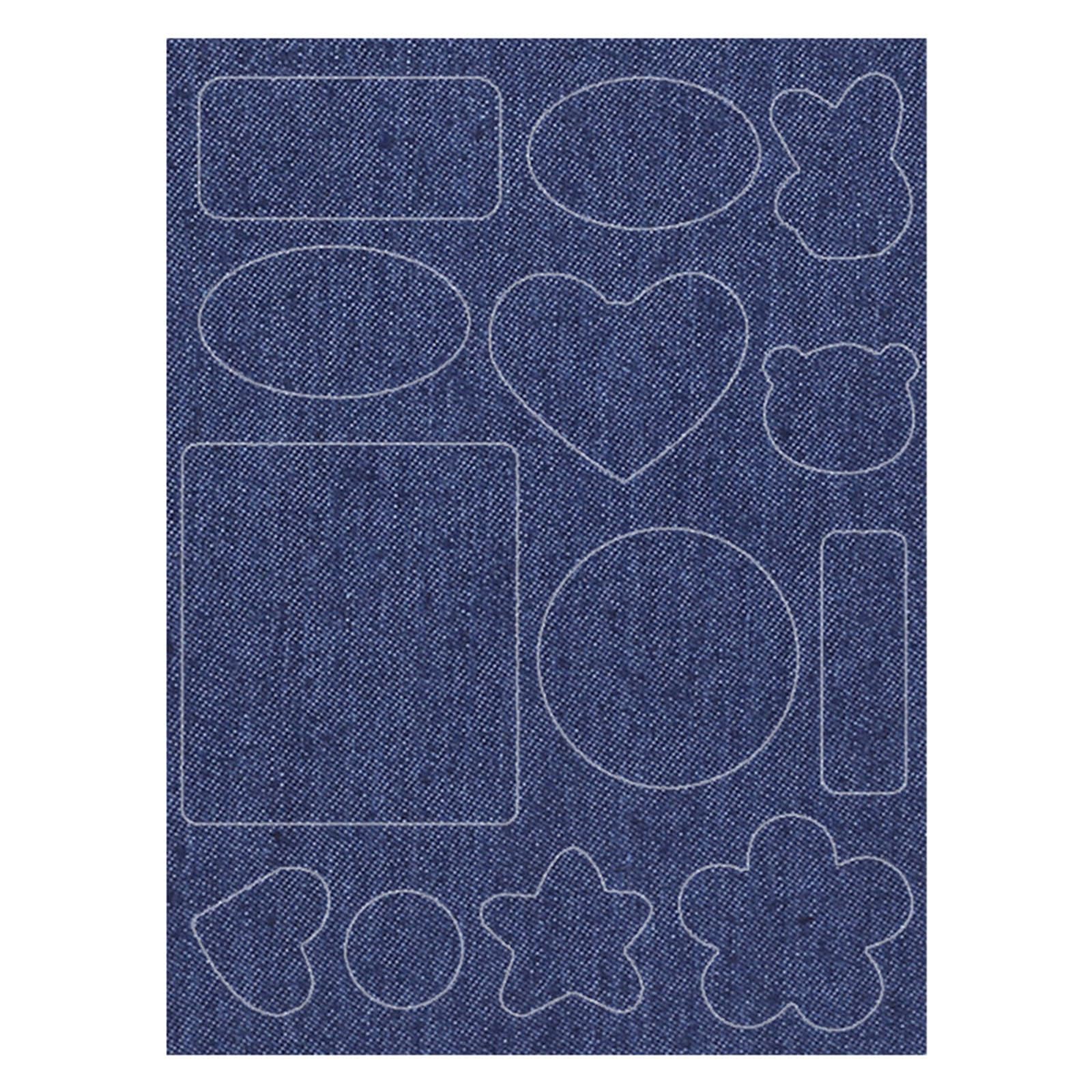 Tsophreniq Multifunctional Repair Patches Iron-on Patches Adhesive Jeans Fabric Iron-on Fabric