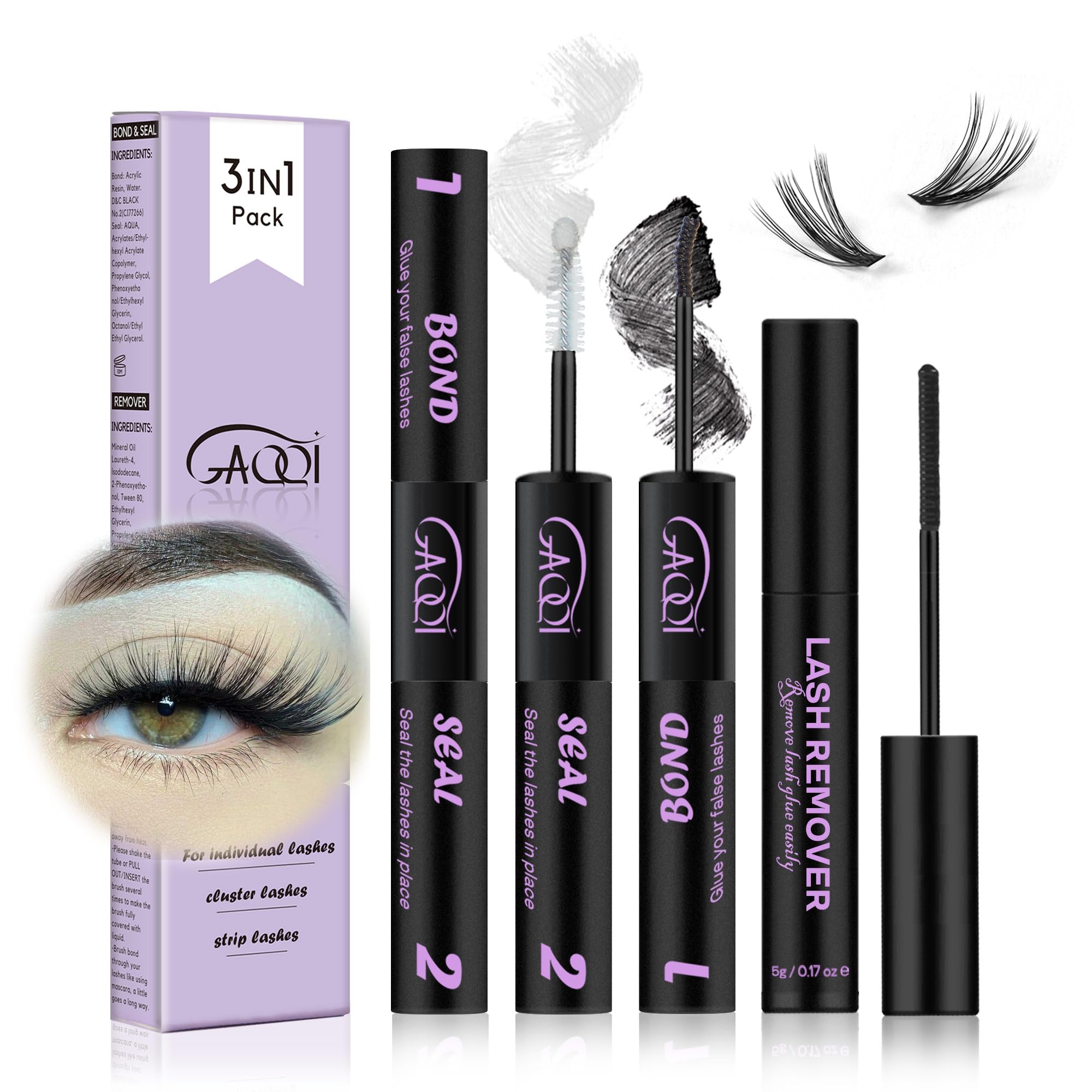 GAQQI Lash Bond and Seal and Remover