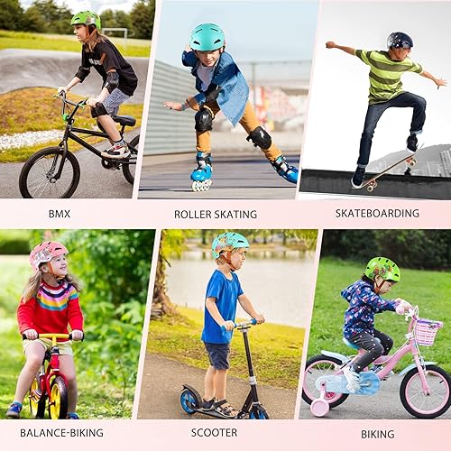 Miniatura 6 de WHALEZON Casco de bicicleta para niños de 3 a 5 a 8 a 14 años, para jóvenes y adultos, doble certificado CPSC y ASTM, monopatín, bicicleta, scooter,