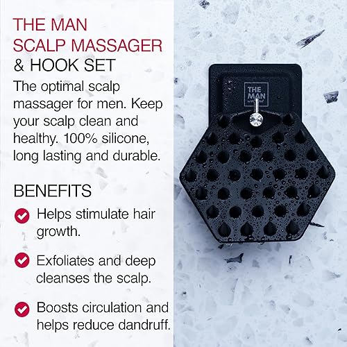 Miniatura 6 de The Man - Limpiador facial de silicona y masajeador de cuero cabelludo - Paquete