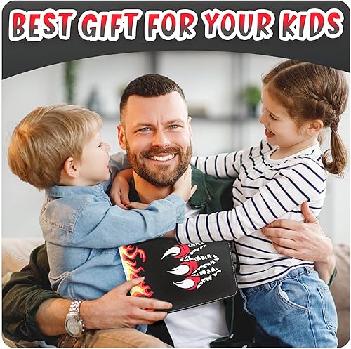 Miniatura 7 de GOROMA Carpeta de tarjetas con 4 bolsillos, 400 bolsillos con 50 fundas extraíbles, soporte para álbum con cremallera para coleccionista de