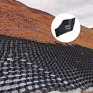 Gravel Ground Grid Driveway Grids Garden Shed Base Grid,2inch High Geo Grid Polyethylene Strength Soil Foundation for Landscaping Patio Walkways, Mud Erosion Control Grids (Color : W x L, Size : 2x8