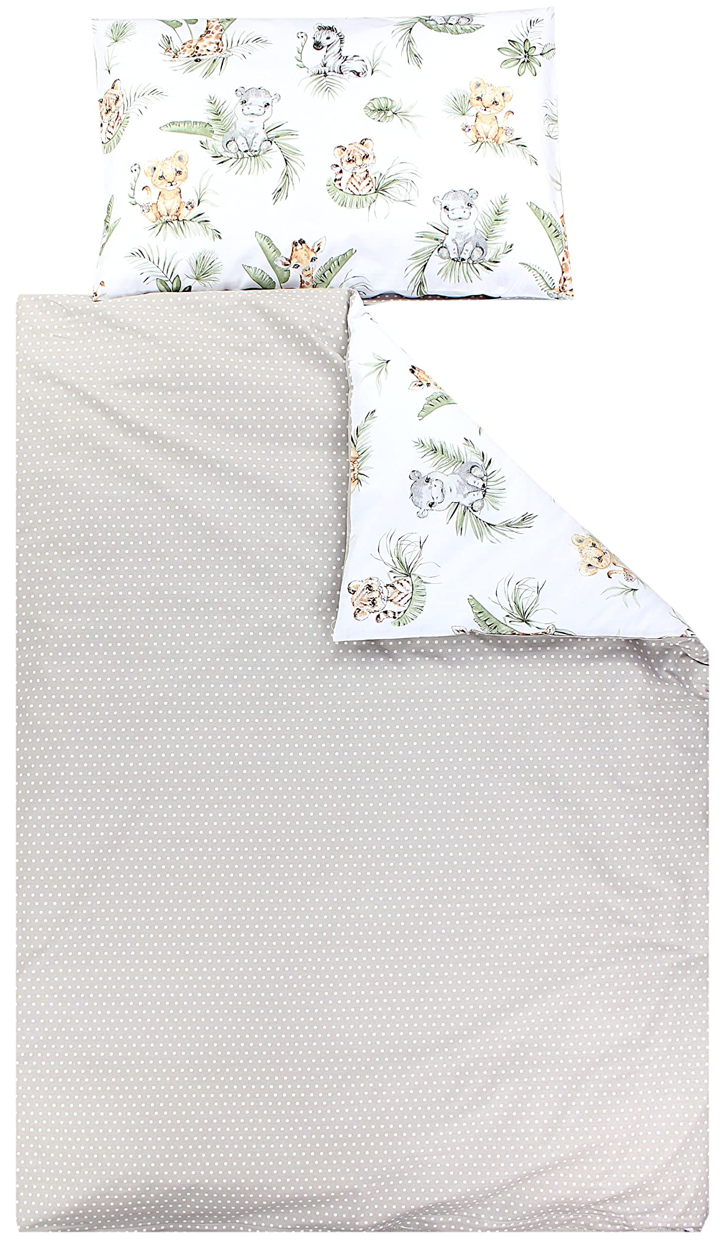 TupTam Juego de Ropa de Cama para Niños, de 2 Piezas., Conejo/Rosa/Lunares, 120x90 cm — view 56