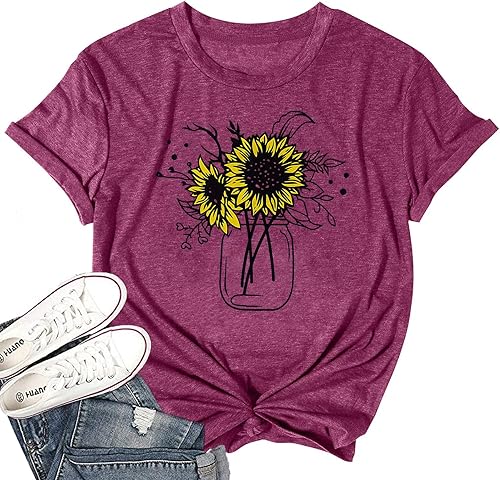 Camiseta sin mangas con estampado de patas de perro de girasol para mujer, divertida camiseta de entrenamiento para verano, linda camiseta casual