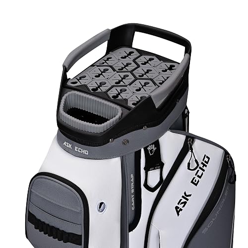 ASK ECHO Soundless-Series 15-Divider Golf Cart product photo (Golf Bags & Carts) — ScooterReviewPro review