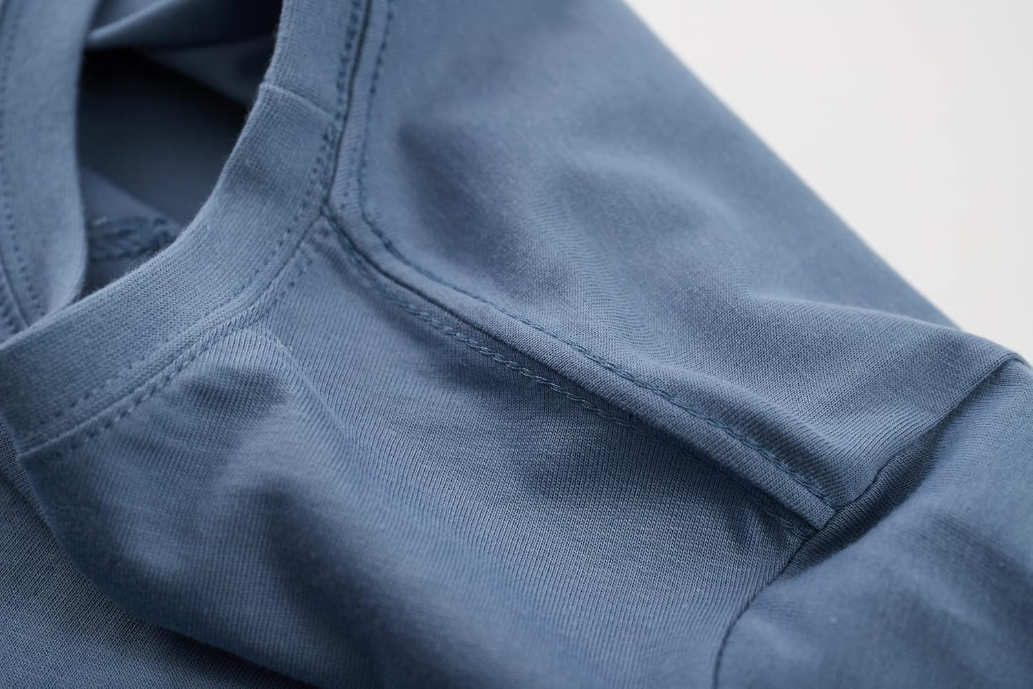 KLIEGOU Mens 100 Cotton Hipster Hip Hop Longline Crewneck T-Shirt Pre - Shrunk S-4XL - Image 4