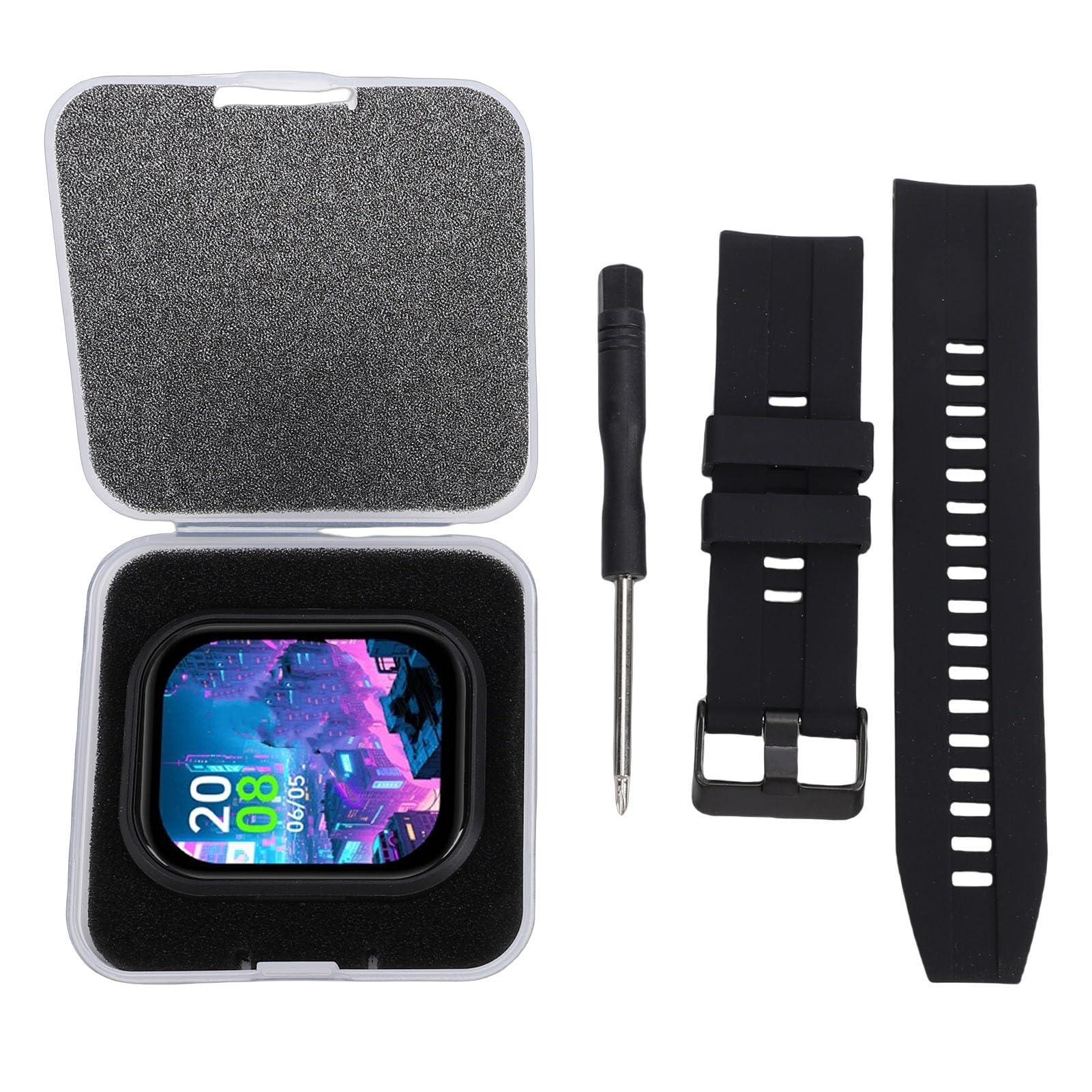 Zunate 32-Bit-Touch-Watch-Entwicklungsboard mit Erweiterten Funktionen für Entwickler, 2,06-Zoll-Bildschirm und Tragbare Anwendungen