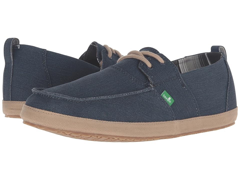 

Sanuk Admiral (Navy/Tan) Men's Slip on Shoes