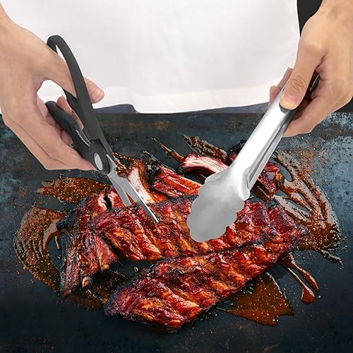 Miniatura 4 de Supernal 45 piezas de accesorios de parrilla Blackstone mejorados, accesorios de parrilla de parte superior plana, herramientas para parrilla de